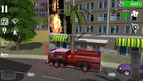 消防员模拟器(Fire Engine Simulator)游戏截图2